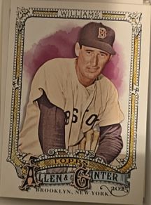 2025 Topps Allen & Ginter #48 Ted Williams — front