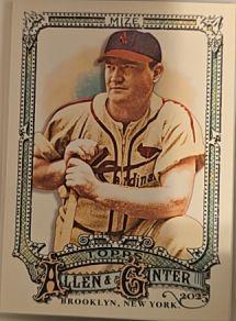 2025 Topps Allen & Ginter #344 Johnny Mize — front
