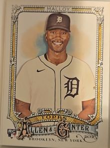 2025 Topps Allen & Ginter #119 Justyn-Henry Malloy — front