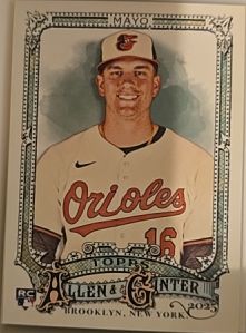 2025 Topps Allen & Ginter #131 Coby Mayo — front