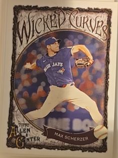 2025 Topps Allen & Ginter #WC-15 Max Scherzer Wicked Curves — front