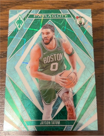 2023-24 Panini Phoenix #7 Jayson Tatum Paragon — front
