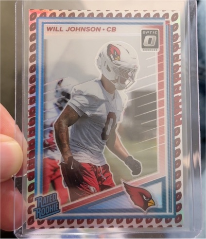 2025 Donruss Optic #396 Will Johnson — front