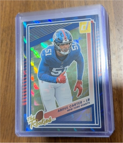 2025 Panini Donruss The Rookies #4 Abdul Carter — front