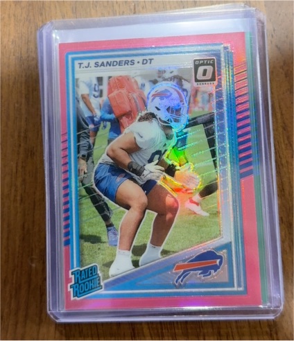 2025 Panini Donruss Optic #351 T.J. Sanders — front