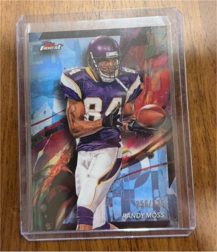2024 Topps Finest #50 Randy Moss Minnesota Vikings — front