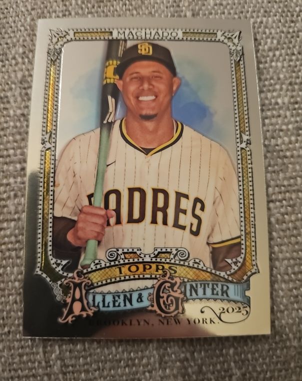 2025 Topps Allen & Ginter #134 Manny Machado — front