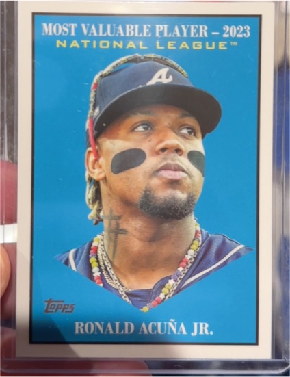 2025 Topps Update #MV-3 Ronald Acuña Jr. Most Valuable — front