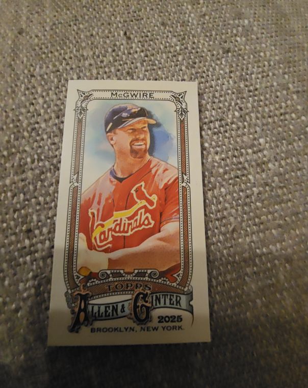 2025 Topps Allen & Ginter #2 Mark McGwire — front