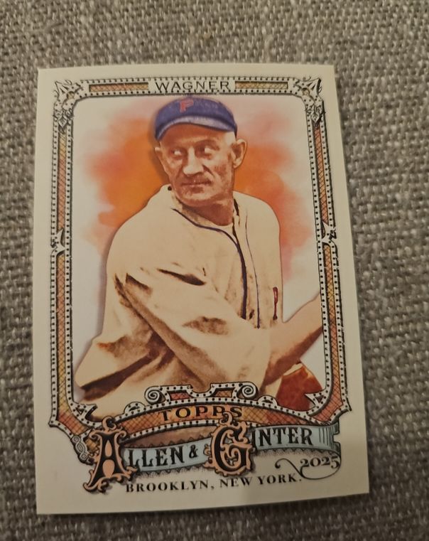 2025 Topps Allen & Ginter #319 Honus Wagner — front