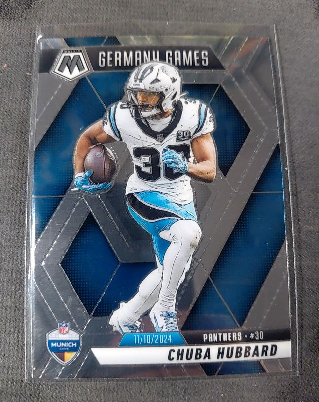 2025 Panini Mosaic #260 Chuba Hubbard — front