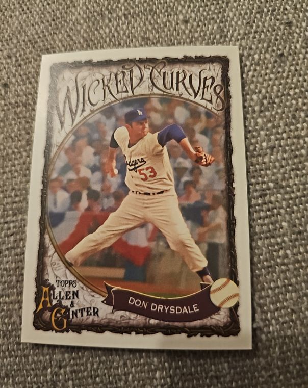 2025 Topps Allen & Ginter #WC-35 Don Drysdale Wicked Curves — front