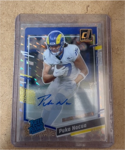 2023 Panini Clearly Donruss #96 Puka Nacua — front