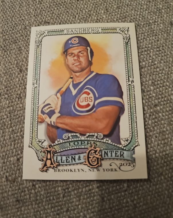 2025 Topps Allen & Ginter #15 Ryne Sandberg — front