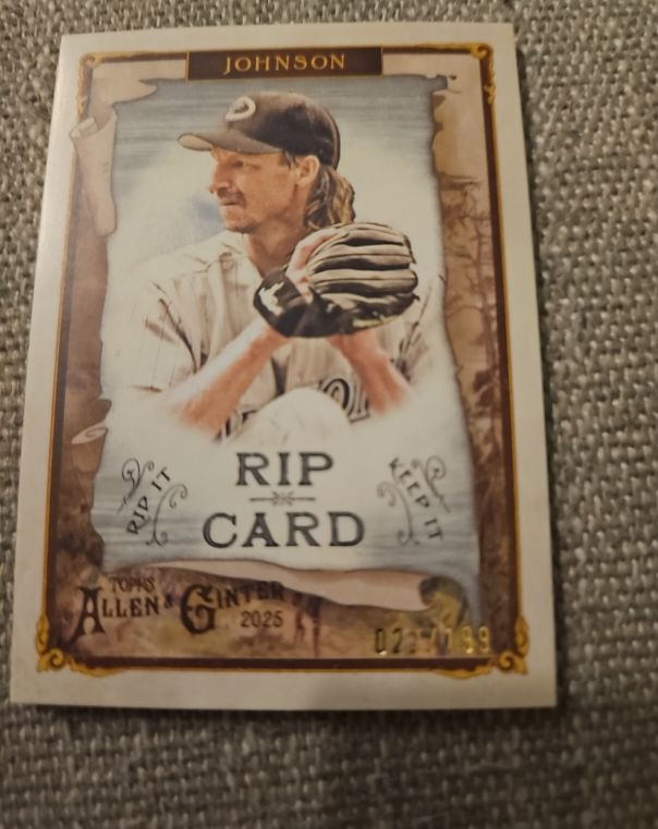 2025 Topps Allen & Ginter #041 Randy Johnson — front