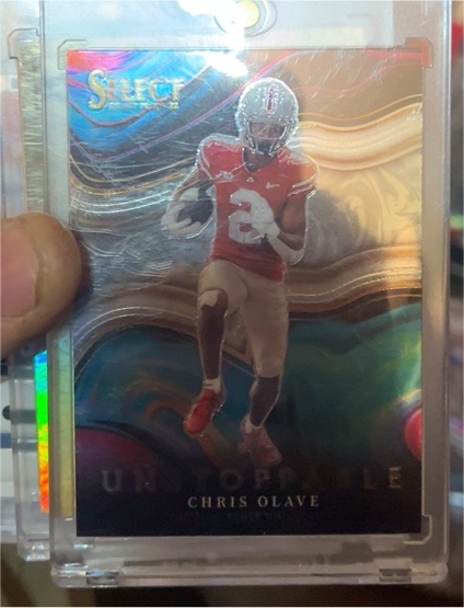 2022 Panini Select Draft Picks Unstoppable #US-CO Chris Olave — front