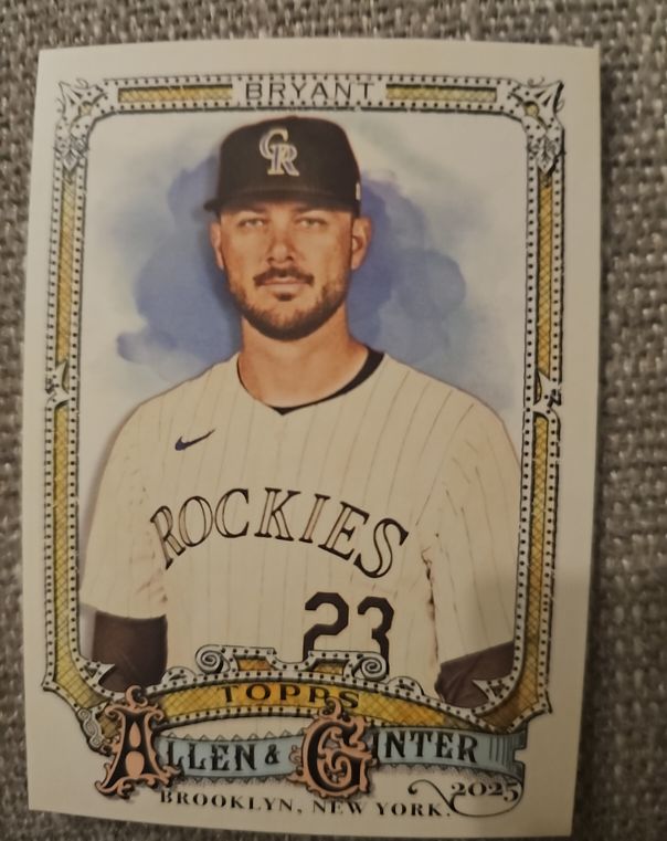 2025 Topps Allen & Ginter #49 Kris Bryant — front