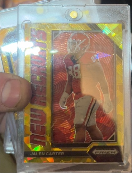 2023 Panini Prizm Draft Picks New Recruits #NR-10 Jalen Carter — front