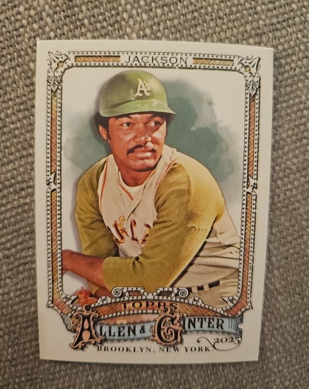 2025 Topps Allen & Ginter #60 Reggie Jackson — front