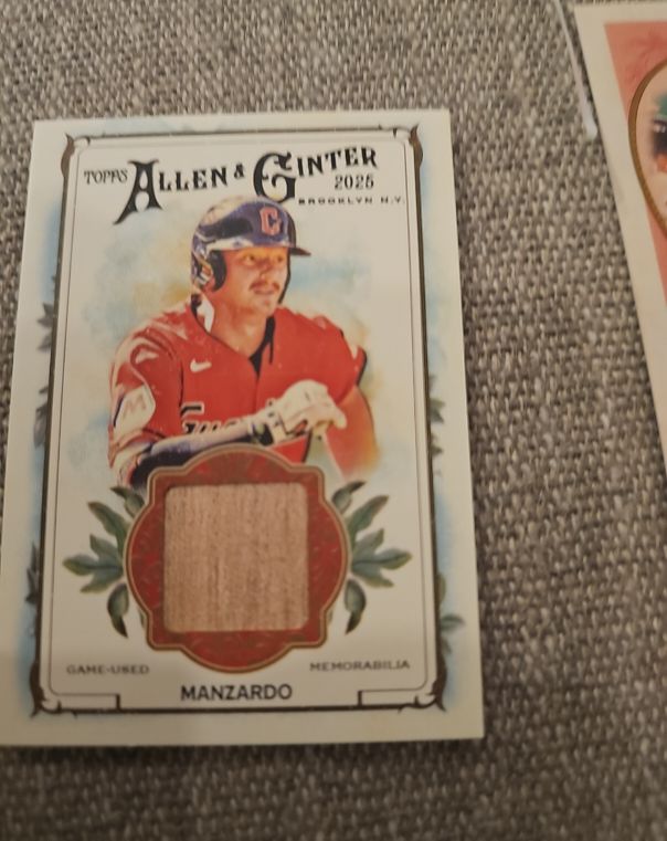 2025 Topps Allen & Ginter #AGR-KMA Kyle Manzardo — front