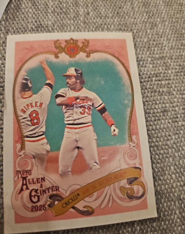 2025 Topps Allen & Ginter Sweet Victory #SV-32 Eddie Murray Baltimore Orioles — front