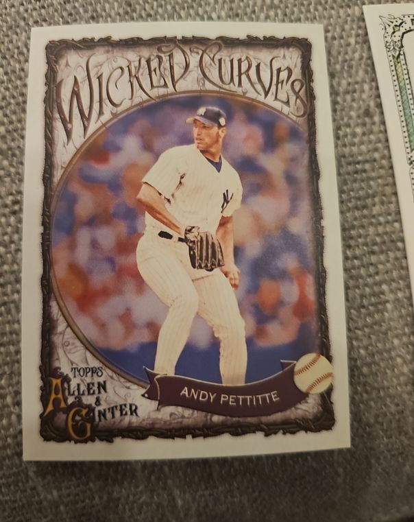 2025 Topps Allen & Ginter Wicked Curves #WC-40 Andy Pettitte — front