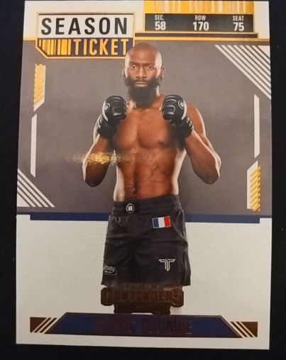 2025 Panini Contenders PFL #78 Cedric Doumbe Season Ticket — front