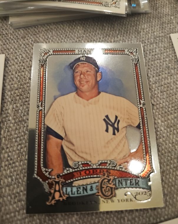 2025 Topps Allen & Ginter #19 Mickey Mantle — front