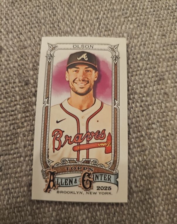2025 Topps Allen & Ginter Mini Olson — front
