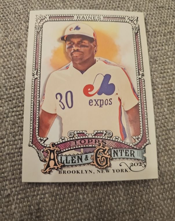 2025 Topps Allen & Ginter #333 Tim Raines — front