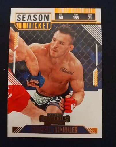 2025 Panini Contenders PFL #23 Michael Chandler Season Ticket — front