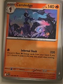 2025 Pokémon ME02: Phantasmal Flames #020 Ceruledge — front
