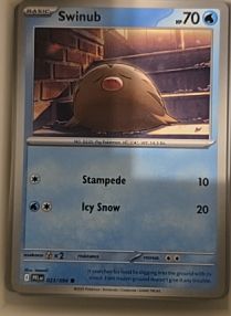2025 Pokémon ME02 #023 Swinub — front