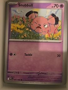 2023 Pokemon ME02: Phantasmal Flames #037 Snubbull — front