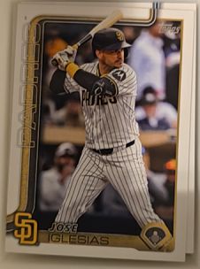 2025 Topps Update #US182 Jose Iglesias — front