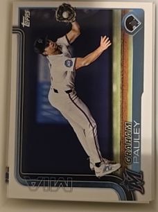 2025 Topps Update #US188 Graham Pauley — front