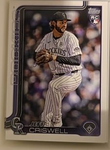2025 Topps Update #US5 Jeff Criswell — front