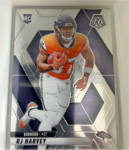 2025 Panini Mosaic #375 RJ Harvey — front