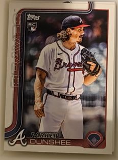 2025 Topps Update #US296 Parker Dunshee — front