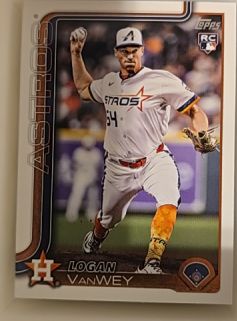 2025 Topps Update #US117 Logan VanWey — front