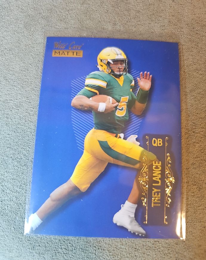 2021 Wild Card Matte #MBC-6 Trey Lance — front