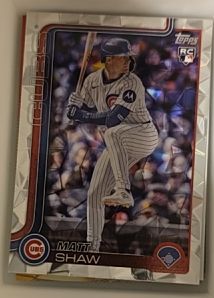 2025 Topps Chrome #219 Matt Shaw — front