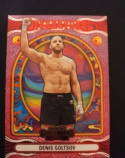2025 Panini Contenders PFL #18 Denis Goltsov Supernatural — front