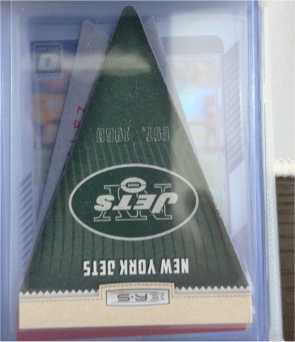 2012 Panini Rookies & Stars NFL Team Pennant #22 New York Jets — front