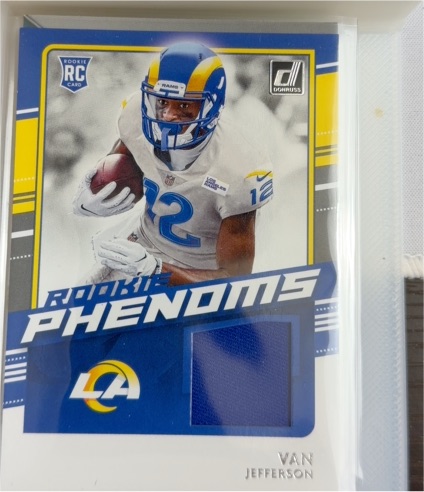 2020 Donruss Rookie Phenoms #RP-VJ Van Jefferson — front
