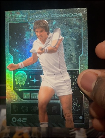 2023 Skybox Metal Universe Champions #42 Jimmy Connors — front