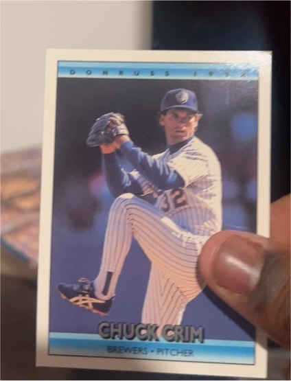 1992 Donruss #320 Chuck Crim — front