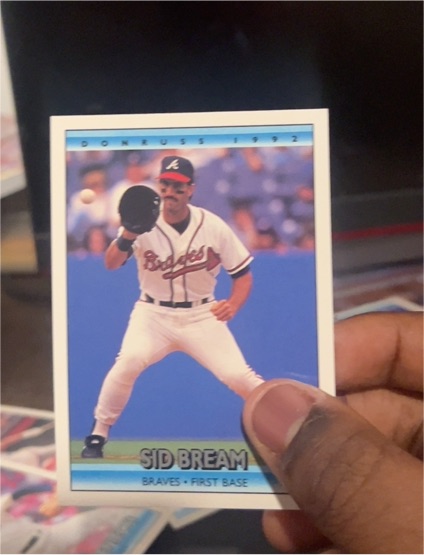 1992 Donruss #202 Sid Bream — front