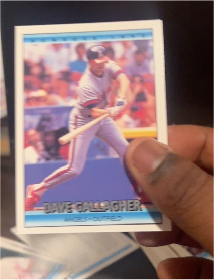 1992 Donruss #377 Dave Gallagher — front
