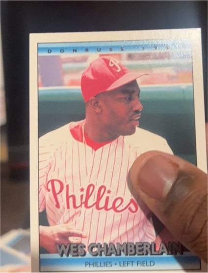 1992 Donruss #384 Wes Chamberlain — front